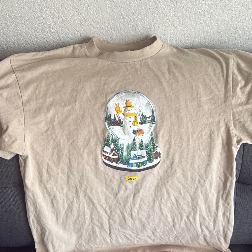Golf Snow Globe Graphic Tee